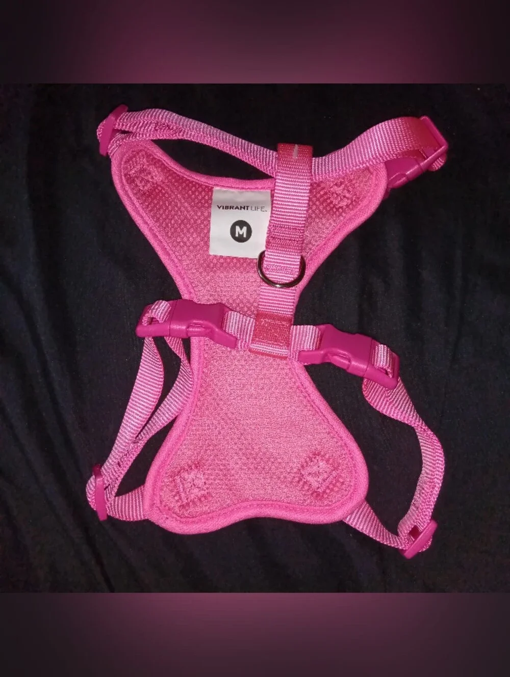 New Medium Pink Dog Harness